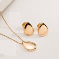 2408002100 - CONJUNTO GOTA LISA GRANDE<br>QTDE PCT: 3 PC - VAL PCT: R$ 45,54 - PESO UNIT: 7,700g
