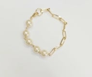 0103010900 - PULSEIRA CORRENTE GROSSA COM PROLA 10MM<br>QTDE PCT: 2 PC - VAL PCT: R$ 17,22 - PESO UNIT: 7,660g
