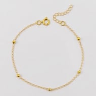 2303013300 - PULSEIRA 5 BOLINHAS 2,5MM<br>QTDE PCT: 5 PC - VAL PCT: R$ 15,00 - PESO UNIT: 0,800g