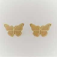 1600334600 - BRINCO BORBOLETA CHAPA TRABALHADA PINO<br>QTDE PCT: 5 PAR - VAL PCT: R$ 26,40 - PESO UNIT: 3,220g