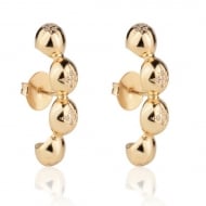 2400031000 - BRINCO BOLINHAS E ZIRCONIA GRANDE<br>QTDE PCT: 3 PAR - VAL PCT: R$ 49,17 - PESO UNIT: 6,900g