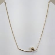 0104027144 - COLAR ARCO COM PROLA 10MM<br>QTDE PCT: 3 PC - VAL PCT: R$ 24,99 - PESO UNIT: 5,470g