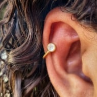 1700442600 - PIERCING FIO E  ZIRCNIA TAM 10MM<br>QTDE PCT: 5 PS - VAL PCT: R$ 11,05 - PESO UNIT: 0,800g