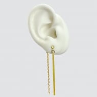 0300494900 - BRINCO PALITO E CORRENTE DIAMANTADA<br>QTDE PCT: 5 PAR - VAL PCT: R$ 27,90 - PESO UNIT: 4,200g