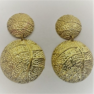 1600340000 - BR.CHAPA P/CHAPA GRANDE TRABALHADO<br>QTDE PCT: 5 PAR - VAL PCT: R$ 64,50 - PESO UNIT: 9,580g