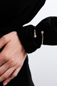 1803091400 - BRACELETE DUAS PEROLAS NA PONTA<br>QTDE PCT: 3 PC - VAL PCT: R$ 23,70 - PESO UNIT: 4,800g