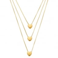 2404003100 - COLAR TRIPLO DE CORAES LISOS 40/45/50CM<br>QTDE PCT: 3 PC - VAL PCT: R$ 33,66 - PESO UNIT: 7,200g