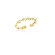 1700433300 - PIERCING FIO TORCIDO TAM. 11MM<br>QTDE PCT: 5 PS - VAL PCT: R$ 10,50 - PESO UNIT: 0,900g
