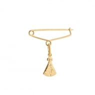 1606000200 - BROCHE NOSSA SENHORA APARECIDA<br>QTDE PCT: 5 PC - VAL PCT: R$ 15,80 - PESO UNIT: 0,600g