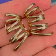 2400024200 - BRINCO DE AROS LISOS<br>QTDE PCT: 3 PAR - VAL PCT: R$ 39,27 - PESO UNIT: 5,800g
