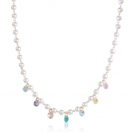 2404004300 - COLAR PROLA COM BOLINHAS COLORIDAS 30CM	<br>QTDE PCT: 3 PC - VAL PCT: R$ 46,86 - PESO UNIT: 4,500g