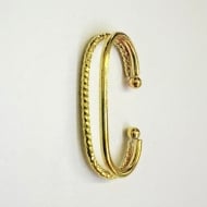 1700452600 - PIERCING OVAL 2 FIOS TAM 18MM<br>QTDE PCT: 5 PS - VAL PCT: R$ 11,50 - PESO UNIT: 0,800g