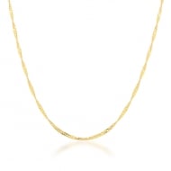 1804000400 - GARGANTILHA SINGAPURA<br>QTDE PCT: 5 PC - VAL PCT: R$ 14,95 - PESO UNIT: 1,300g