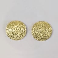 0100222700 - BRINCO REDONDO MAIOR<br>QTDE PCT: 3 PAR - VAL PCT: R$ 20,37 - PESO UNIT: 6,530g
