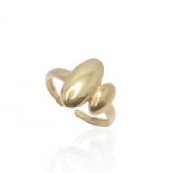 1402074800 - ANEL SOFT COM OVAIS METAL<br>QTDE PCT: 6 PC - VAL PCT: R$ 32,70 - PESO UNIT: 1,700g