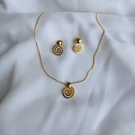 1808011500 - CONJUNTO MEIA BOLA COM CARACOL PEQUENO<br>QTDE PCT: 3 PC - VAL PCT: R$ 27,60 - PESO UNIT: 3,700g