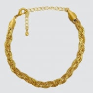 0303063000 - PULSEIRA MALHA TRANADA RAPOSA<br>QTDE PCT: 3 PC - VAL PCT: R$ 35,37 - PESO UNIT: 3,900g